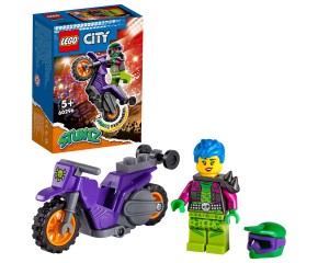 LEGO® City Wheelie na motocyklu kaskaderskim 60296