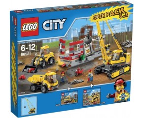 LEGO City 66521 Superpack 3w1 (60073 60074 60076)