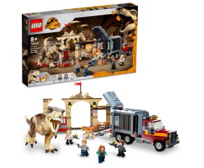 LEGO® JURASSIC WORLD Ucieczka tyranozaura i atrociraptora 76948