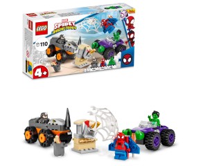 LEGO® Marvel Spidey i super-kumple Hulk kontra Rhino 10782