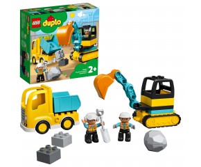 LEGO® DUPLO® Ciężarówka i koparka gąsienicowa 10931