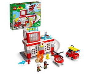 LEGO® DUPLO® Remiza strażacka i helikopter 10970