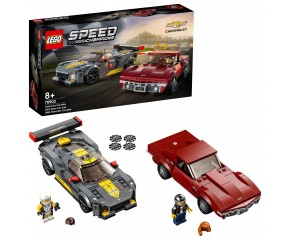 LEGO® Speed Champions Samochód wyścigowy Chevrolet Corvette C8.R i 1968 Chevrolet Corvette 76903