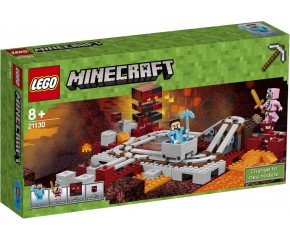 LEGO Minecraft 21130 Linia Kolejowa w Netherze