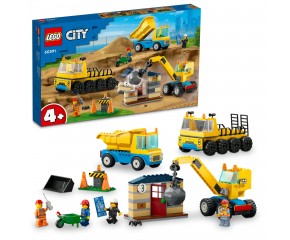 LEGO® City Ciężarówki i dźwig z kulą wyburzeniową 60391