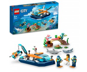 LEGO® City Łódź do nurkowania badacza 60377