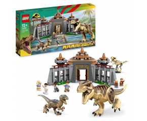 LEGO® Jurassic Park Centrum dla odwiedzających: atak tyranozaura i raptora 76961