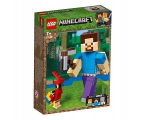LEGO MINECRAFT 21148 BigFig Steve z papugą
