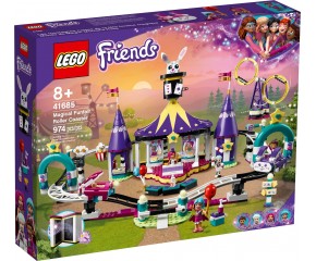 LEGO Friends Magiczne wesołe miasteczko z kolejką górską 41685